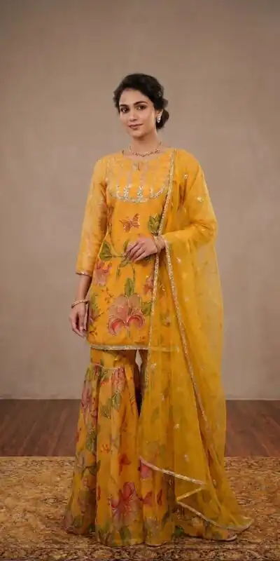 LG 2129 Yellow Soft Organza Salwar Suit with Embroidery Work & Cut Work. Available at ₹2499 only. Delivery 4-6 Working Days. Shop now. | Jump Suits, Salwar suit, Casual Suits, Creative suits, Designer Suits, Palazzo Suits, Party Wear Suits, Patiala Suits, Straight Suits