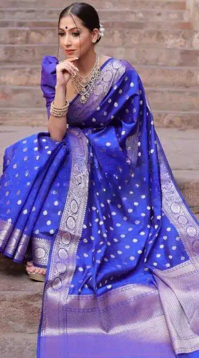 KP 7000 Blue Soft Lichi Silk Cloth Saree Perfect for Wedding, Party, Family Gatherings, Sangeet, Ethnic Day – . Festive Deal ₹1549. Delivery 4-6 Working | Designer Sarees, Modern Digital sarees, Sarees, Bollywood Sarees, Creative Sarees, Embroidered Sarees, Ethnic Saree, Party Wear Sarees