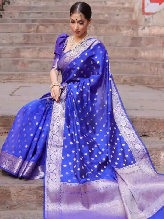 KP 7000 Blue Soft Lichi Silk Cloth Saree Perfect for Wedding, Party, Family Gatherings, Sangeet, Ethnic Day – . Festive Deal ₹1549. Delivery 4-6 Working | Designer Sarees, Modern Digital sarees, Sarees, Bollywood Sarees, Creative Sarees, Embroidered Sarees, Ethnic Saree, Party Wear Sarees