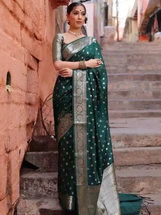 KP 7000 Green Soft Lichi Silk Cloth Saree Perfect for Wedding, Party, Family Gatherings, Sangeet, Ethnic Day – . Festive Deal ₹1549. Delivery 4-6 Working | Designer Sarees, Modern Digital sarees, Sarees, Bollywood Sarees, Creative Sarees, Embroidered Sarees, Ethnic Saree, Party Wear Sarees