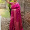 KP 7000 Pink Soft Lichi Silk Cloth Saree Perfect for Wedding, Party, Family Gatherings, Sangeet, Ethnic Day – . Festive Deal ₹1549. Delivery 4-6 Working | Designer Sarees, Modern Digital sarees, Sarees, Bollywood Sarees, Creative Sarees, Embroidered Sarees, Ethnic Saree, Party Wear Sarees