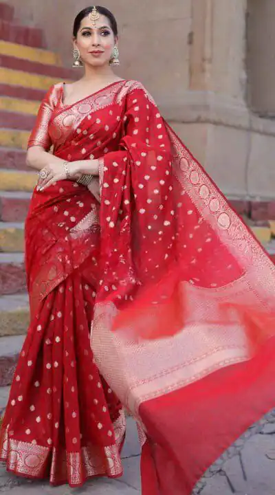 KP 7000 Red Soft Lichi Silk Cloth Saree Perfect for Wedding, Party, Family Gatherings, Sangeet, Ethnic Day – . Festive Deal ₹1549. Delivery 4-6 Working | Designer Sarees, Modern Digital sarees, Sarees, Bollywood Sarees, Creative Sarees, Embroidered Sarees, Ethnic Saree, Party Wear Sarees