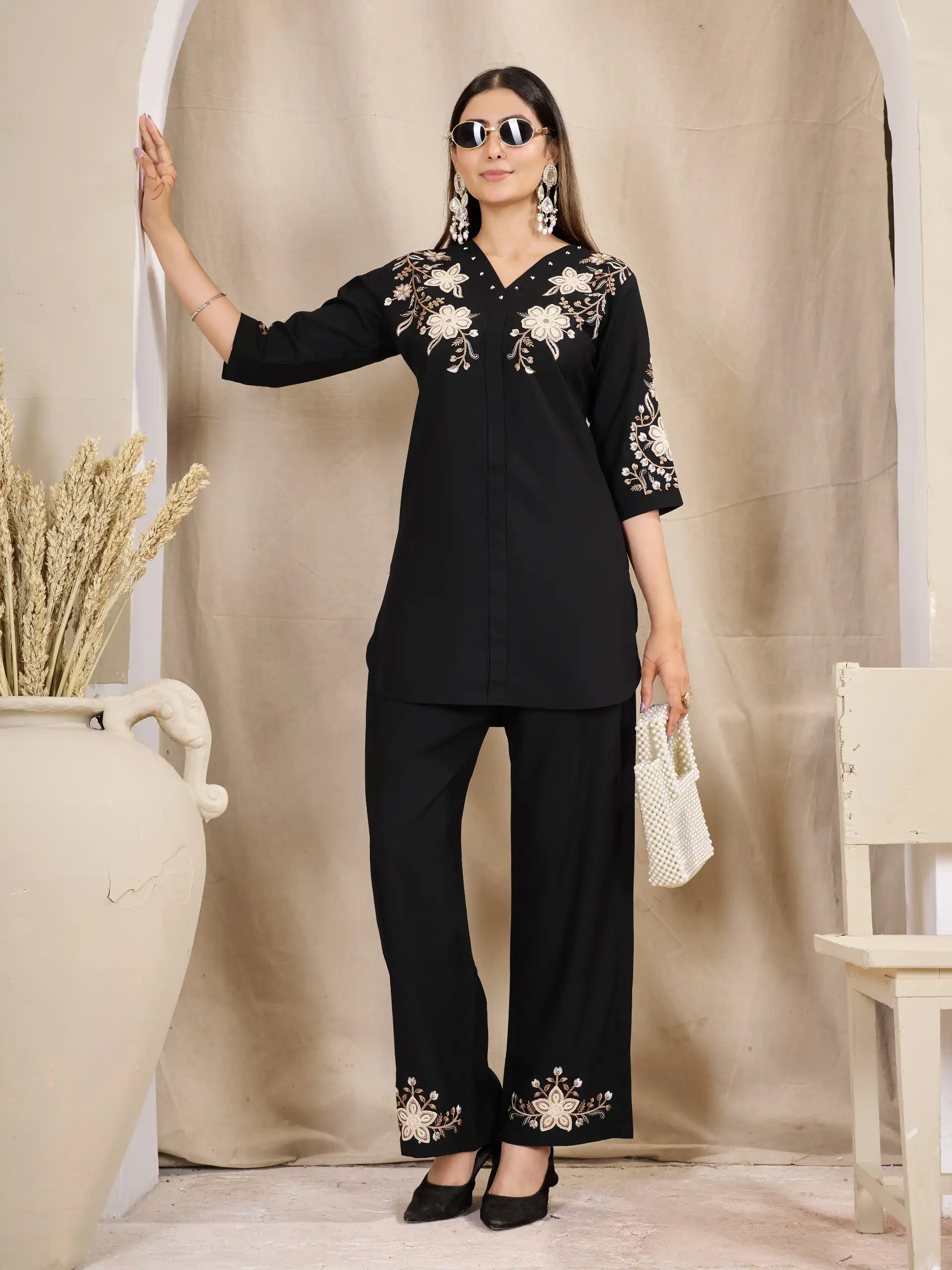 DIVA 169 Black Colour Rayon Cotton Kurti with Embroidery Work. Introductory Price ₹1999. Delivery 4-6 Working Days. Shop now. | Kurti, Bollywood Kurti, Creative Kurtis, Designer Kurti, Party Wear Kurti, Selfie Kurti