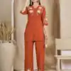 DIVA 169 Orange Colour Rayon Cotton Kurti with Embroidery Work. Introductory Price ₹1999. Delivery 4-6 Working Days. Shop now. | Kurti, Bollywood Kurti, Creative Kurtis, Designer Kurti, Party Wear Kurti, Selfie Kurti