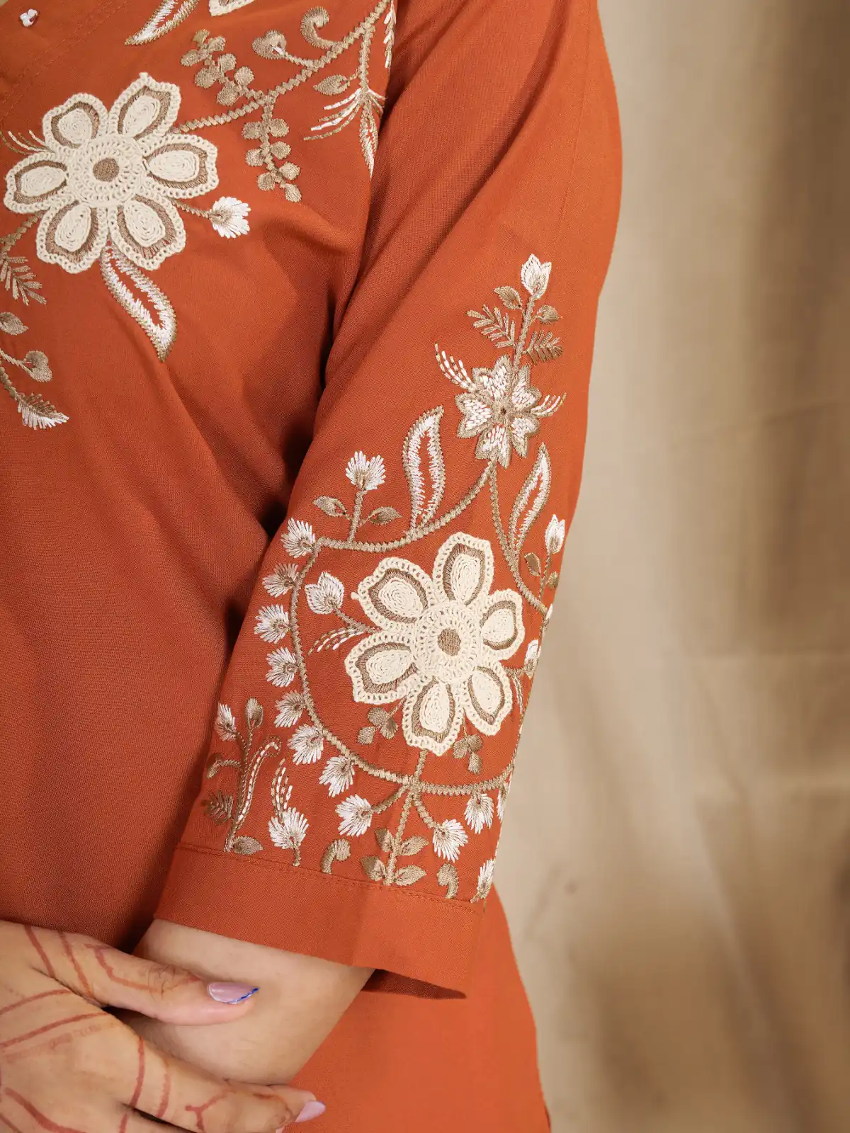 DIVA 169 Orange Colour Rayon Cotton Kurti with Embroidery Work. Introductory Price ₹1999. Delivery 4-6 Working Days. Shop now. | Kurti, Bollywood Kurti, Creative Kurtis, Designer Kurti, Party Wear Kurti, Selfie Kurti