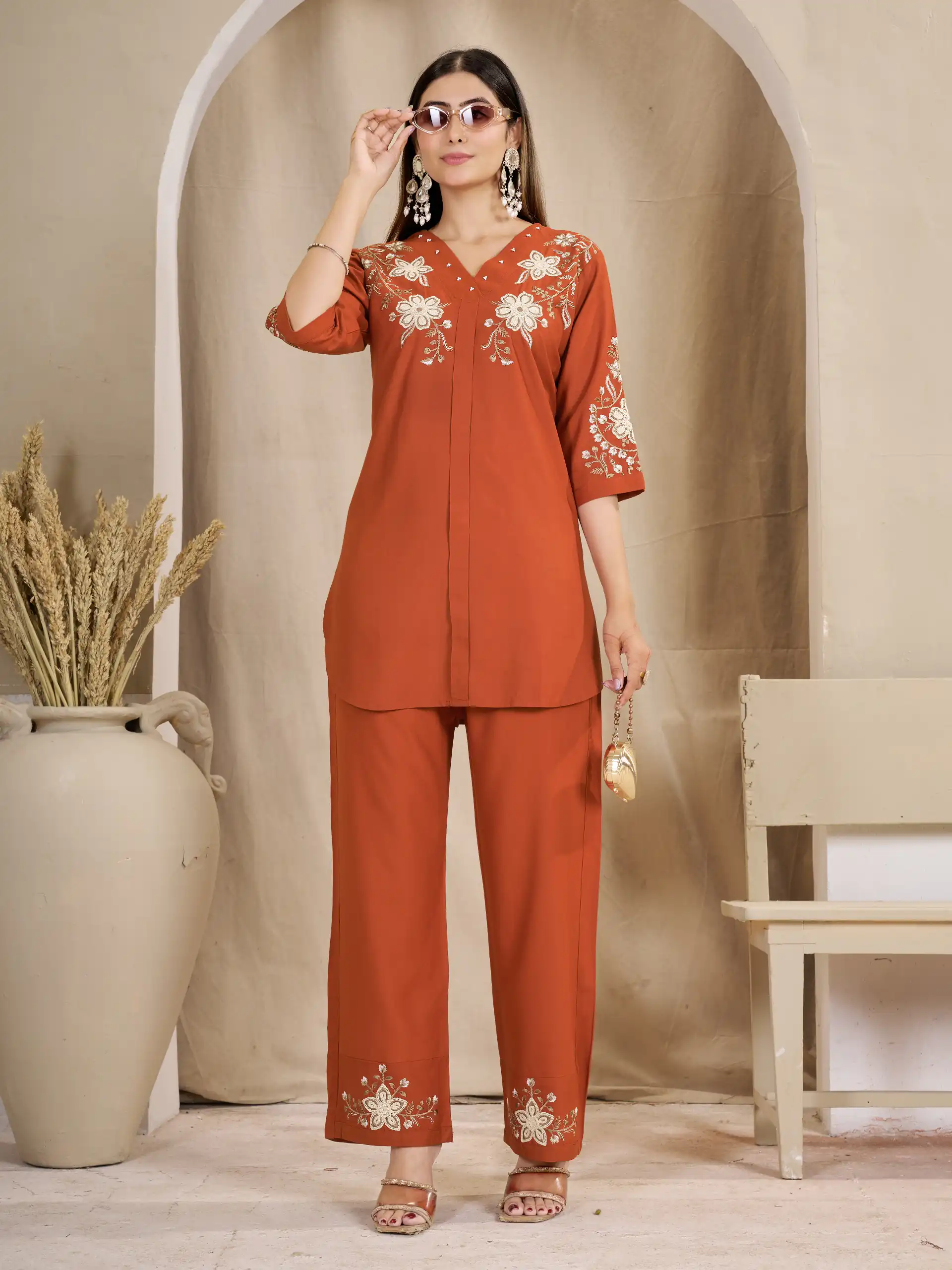 DIVA 169 Orange Colour Rayon Cotton Kurti with Embroidery Work. Introductory Price ₹1999. Delivery 4-6 Working Days. Shop now. | Kurti, Bollywood Kurti, Creative Kurtis, Designer Kurti, Party Wear Kurti, Selfie Kurti