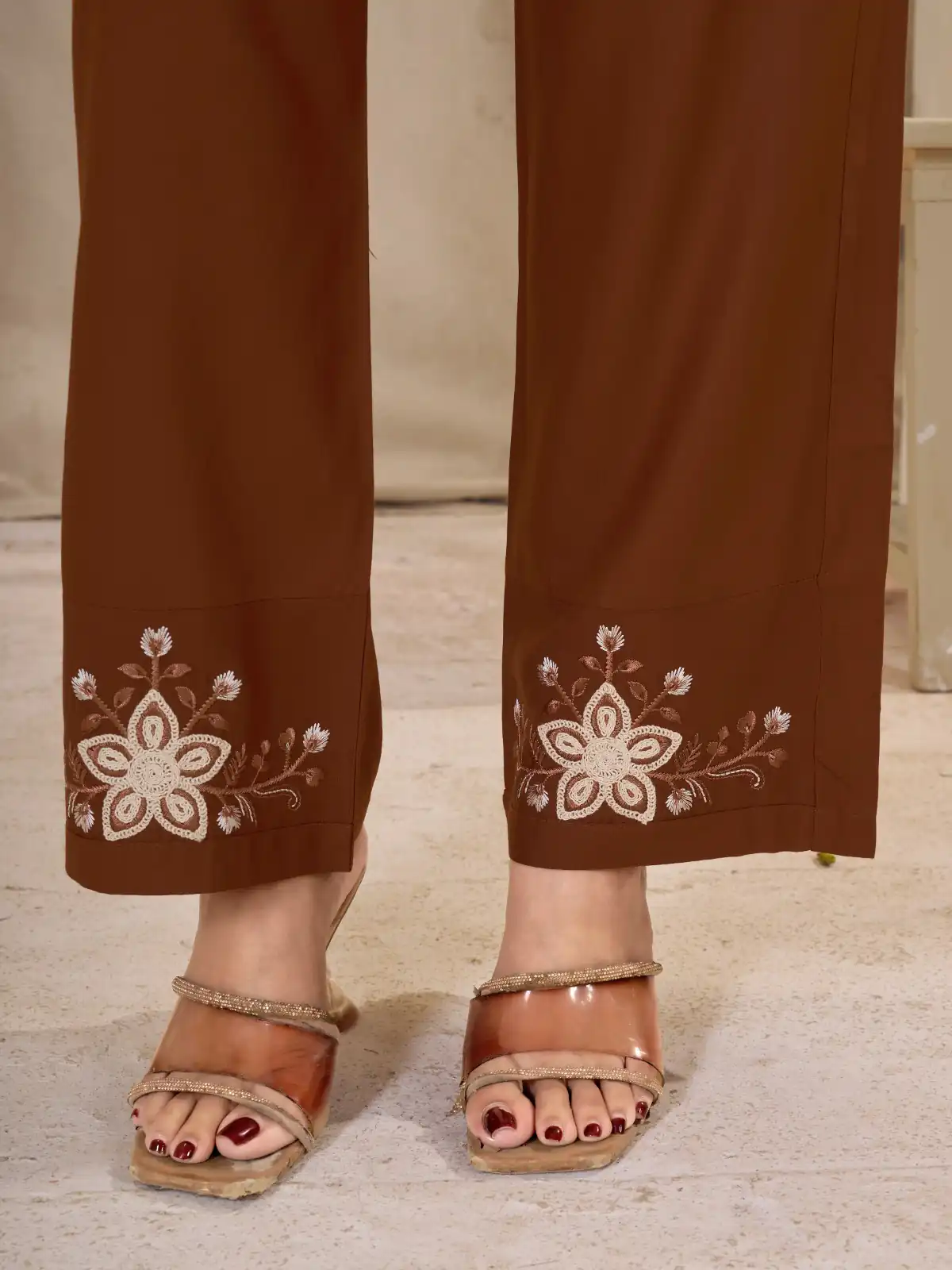 DIVA 169 Rust Colour Rayon Cotton Kurti with Embroidery Work. Introductory Price ₹1999. Delivery 4-6 Working Days. Shop now. | Kurti, Bollywood Kurti, Creative Kurtis, Designer Kurti, Party Wear Kurti, Selfie Kurti