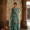 WW 1280 Blue Fendy Silk Salwar Suitwith Embroidery Work & Lace Work. Now at just ₹2449. Delivery 4-6 Working Days. Shop now. | Jump Suits, Salwar suit, Casual Suits, Creative suits, Designer Suits, Palazzo Suits, Party Wear Suits, Patiala Suits, Straight Suits