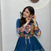 Ram 120 Teal in Pure Cotton Mirror Work & Gamthi Work Lehenga Choli . Exclusive Offer ₹3049. Delivery 4-6 Working Days. Shop now. | Lehenga, Bollywood Lehenga, Creative Lehenga, Designer Lehenga, Embroidered Lehenga, Party Wear Lehenga