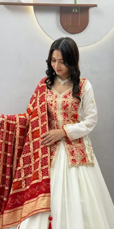 Ram 190 White Chinon silk Lehenga Choli with Sequins Work & Embroidery Work. Now at just ₹2749. Delivery 4-6 Working Days. Shop now. | Lehenga, Bollywood Lehenga, Creative Lehenga, Designer Lehenga, Embroidered Lehenga, Party Wear Lehenga