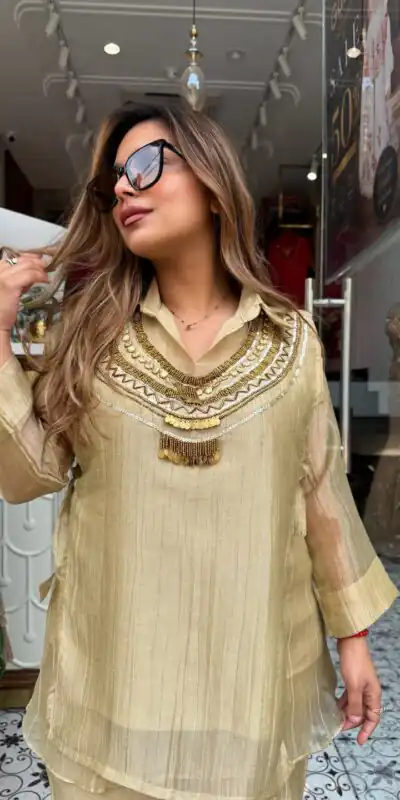 RTC 6056 Chiku Colour | Brown Salsa Silk Kurti with Hand Work. Get it for ₹2249. Delivery 4-6 Working Days. Online Shop now. | Kurti, Bollywood Kurti, Creative Kurtis, Designer Kurti, Party Wear Kurti, Selfie Kurti