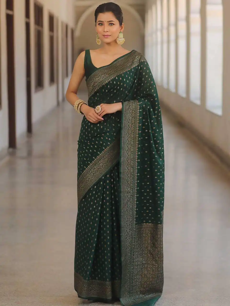KPR 266 Green Soft Lichi Silk Cloth Saree Perfect for Wedding, Party, Family Gatherings, Sangeet, Ethnic Day – . Festive Deal ₹1349. Delivery 4-6 Workin | Designer Sarees, Modern Digital sarees, Sarees, Bollywood Sarees, Creative Sarees, Embroidered Sarees, Ethnic Saree, Party Wear Sarees