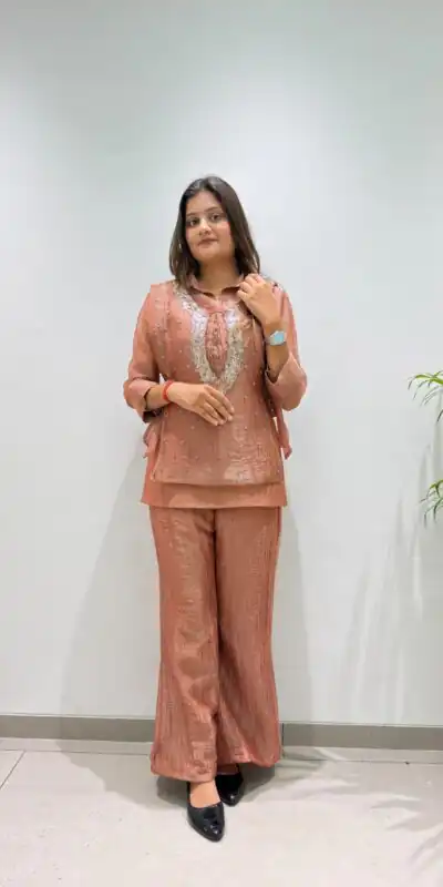 BE 493 Rust Colour | Brown Salsa Silk Kurti with Hand Work. Get it for ₹2199. Delivery 4-6 Working Days. Online Shop now. | Kurti, Bollywood Kurti, Creative Kurtis, Designer Kurti, Party Wear Kurti, Selfie Kurti