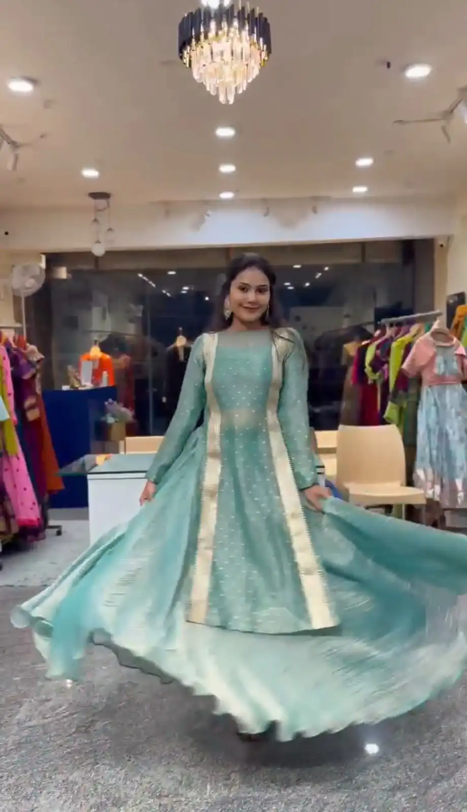 Shiny Sea Green Salsa Fancy Lace Work Lehenga Choli