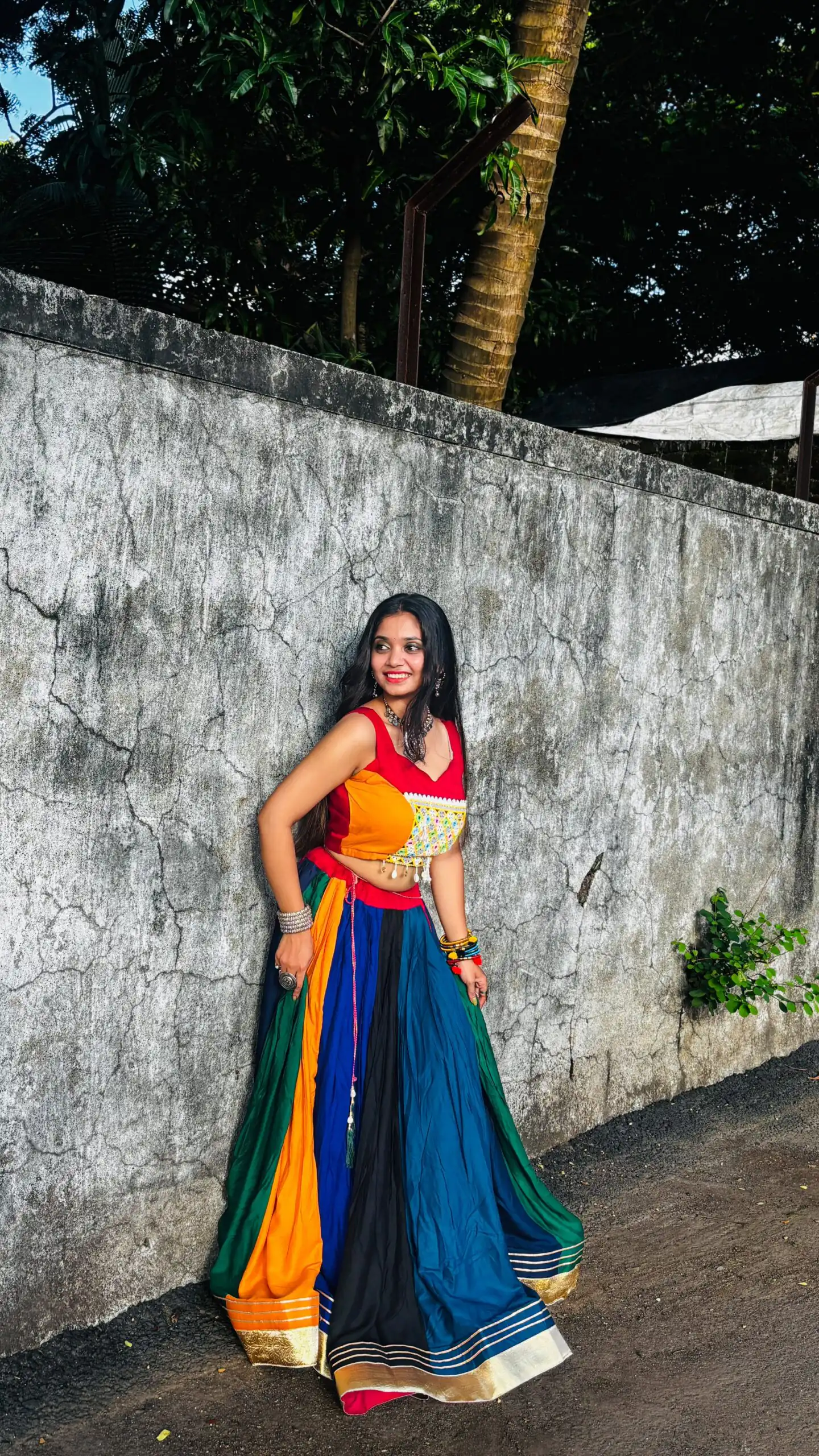 Trendy Multi Rayon Embroider Work Lehenga Choli - Image 6