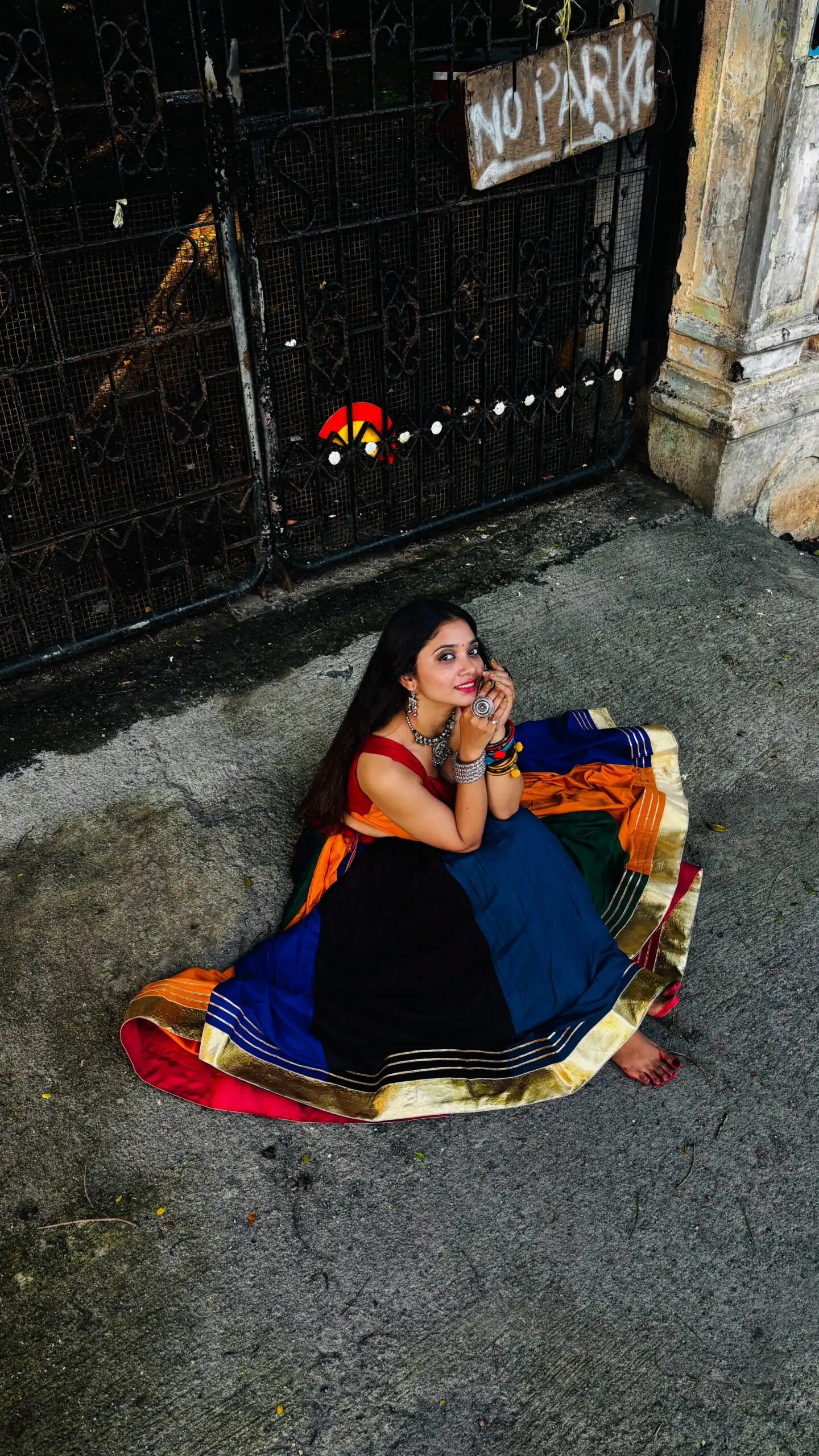 Trendy Multi Rayon Embroider Work Lehenga Choli