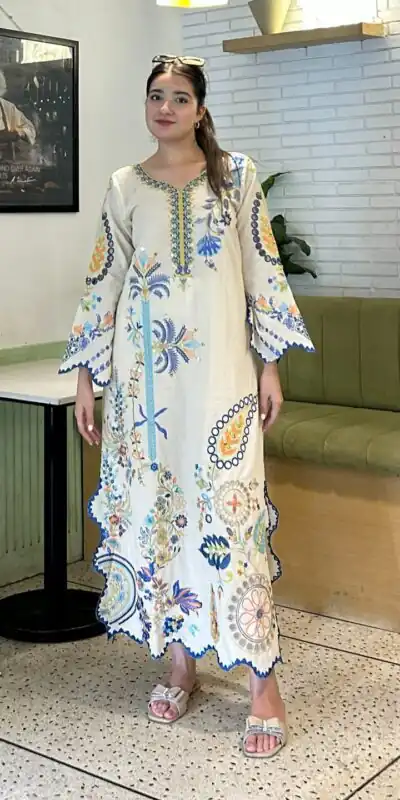 LG 2143 White Star Silk Salwar Suit with Embroidery Work & Sequins Work. Festive Deal ₹2399. Delivery 4-6 Working Days. Shop now. | Jump Suits, Salwar suit, Casual Suits, Creative suits, Designer Suits, Palazzo Suits, Party Wear Suits, Patiala Suits, Straight Suits