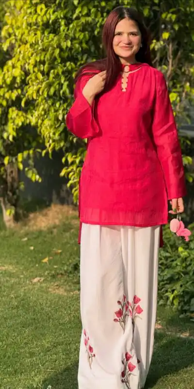 MF 546 Red Mal Chanderi Salwar Suit Perfect for Wedding, Party, Baisakhi, Housewarming, Sangeet – Introductory Price ₹2149. Delivery 4-6 Working D | Jump Suits, Salwar suit, Casual Suits, Creative suits, Designer Suits, Palazzo Suits, Party Wear Suits, Patiala Suits, Straight Suits