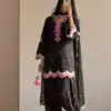 BE 490 Black Mul Chanderi Salwar Suit with Embroidery Work & Sequins Work. Festive Deal ₹2399. Delivery 4-6 Working Days. Shop nowp | Jump Suits, Salwar suit, Casual Suits, Creative suits, Designer Suits, Palazzo Suits, Party Wear Suits, Patiala Suits, Straight Suits