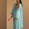 BE 490 Blue Mul Chanderi Salwar Suit with Embroidery Work & Sequins Work. Festive Deal ₹2399. Delivery 4-6 Working Days. Shop nowp | Jump Suits, Salwar suit, Casual Suits, Creative suits, Designer Suits, Palazzo Suits, Party Wear Suits, Patiala Suits, Straight Suits