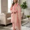 BE 490 Peach Mul Chanderi Salwar Suit with Embroidery Work & Sequins Work. Festive Deal ₹2399. Delivery 4-6 Working Days. Shop nowp | Jump Suits, Salwar suit, Casual Suits, Creative suits, Designer Suits, Palazzo Suits, Party Wear Suits, Patiala Suits, Straight Suits