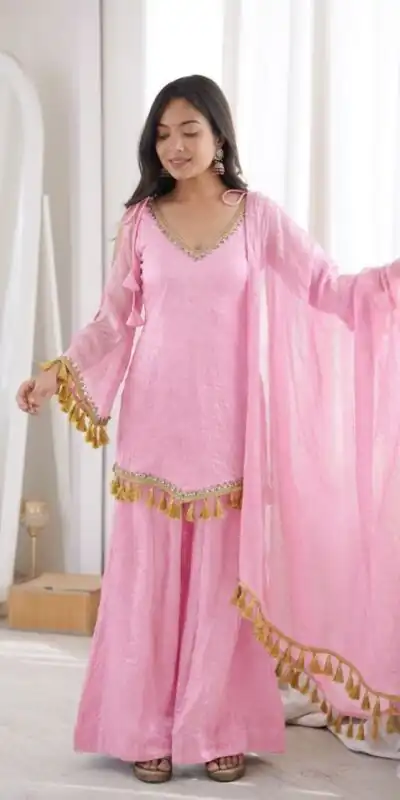 SRK 5357 Pink Doremon Crush Salwar Suit Perfect for Wedding, Party, Traditional Day, Baisakhi, Karwa Chauth – . Exclusive Offer ₹2099. Delive | Jump Suits, Salwar suit, Casual Suits, Creative suits, Designer Suits, Palazzo Suits, Party Wear Suits, Patiala Suits, Straight Suits