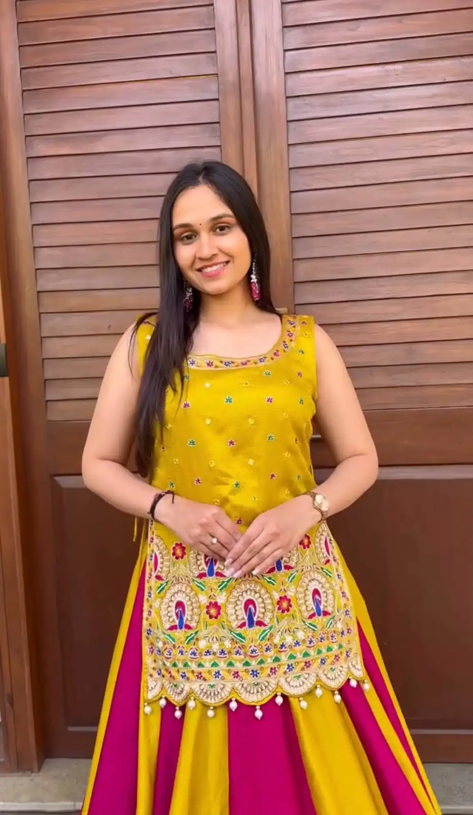 Special Yellow Vichitra Silk Sequence Work Lehenga Choli - Image 3