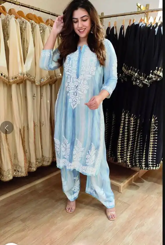 BE 460 Blue Rayon Salwar Suit with Embroidery Work & Thread Embroidery. Best Price ₹2099. Delivery 4-6 Working Days. Shop now. | Jump Suits, Salwar suit, Casual Suits, Creative suits, Designer Suits, Palazzo Suits, Party Wear Suits, Patiala Suits, Straight Suits