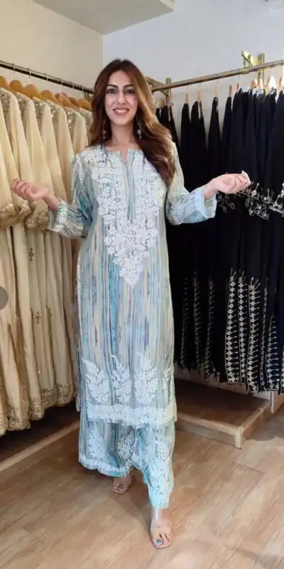 BE 460 Multi Rayon Salwar Suit with Embroidery Work & Thread Embroidery. Best Price ₹2099. Delivery 4-6 Working Days. Shop now. | Jump Suits, Salwar suit, Casual Suits, Creative suits, Designer Suits, Palazzo Suits, Party Wear Suits, Patiala Suits, Straight Suits