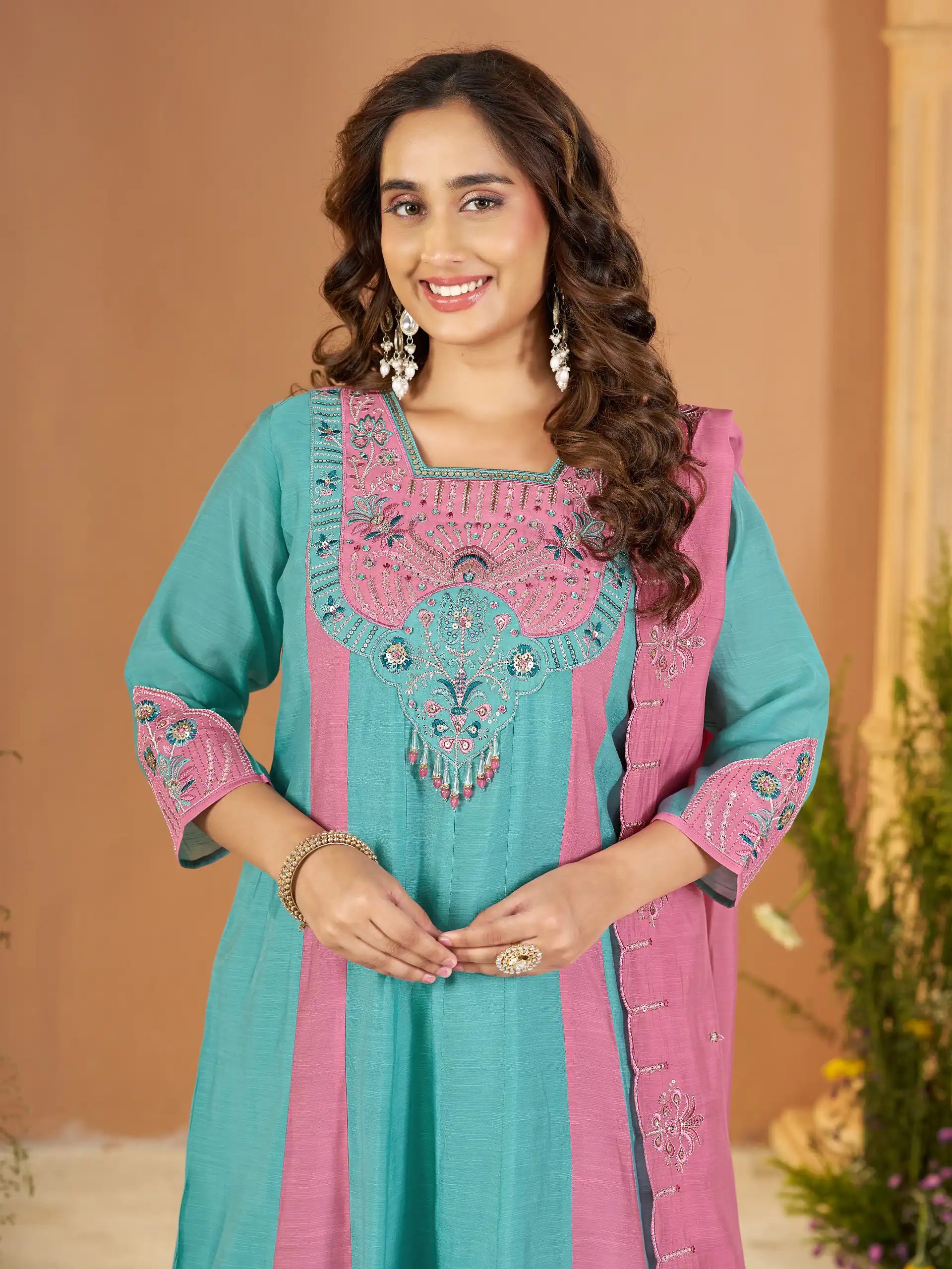 DIVA 186 Blue Mal Chanderi Salwar Suit Perfect for Wedding, Party, Baisakhi, Housewarming, Sangeet – Introductory Price ₹2899. Delivery 4-6 Working D | Jump Suits, Salwar suit, Casual Suits, Creative suits, Designer Suits, Palazzo Suits, Party Wear Suits, Patiala Suits, Straight Suits