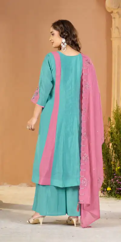 DIVA 186 Blue Mal Chanderi Salwar Suit Perfect for Wedding, Party, Baisakhi, Housewarming, Sangeet – Introductory Price ₹2899. Delivery 4-6 Working D | Jump Suits, Salwar suit, Casual Suits, Creative suits, Designer Suits, Palazzo Suits, Party Wear Suits, Patiala Suits, Straight Suits