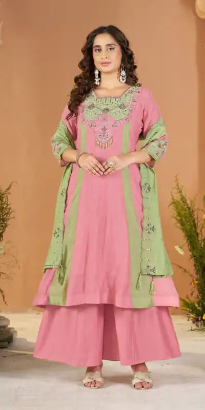 DIVA 186 Peach Mal Chanderi Salwar Suit Perfect for Wedding, Party, Baisakhi, Housewarming, Sangeet – Introductory Price ₹2899. Delivery 4-6 Working D | Jump Suits, Salwar suit, Casual Suits, Creative suits, Designer Suits, Palazzo Suits, Party Wear Suits, Patiala Suits, Straight Suits