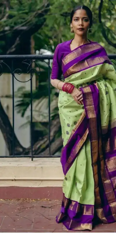 KPR 241 Pista Soft Lichi Silk with Lace Border & Lace Work Saree . Special Price ₹1649. Delivery 4-6 Working Days. Shop now. | Designer Sarees, Modern Digital sarees, Sarees, Bollywood Sarees, Creative Sarees, Embroidered Sarees, Ethnic Saree, Party Wear Sarees