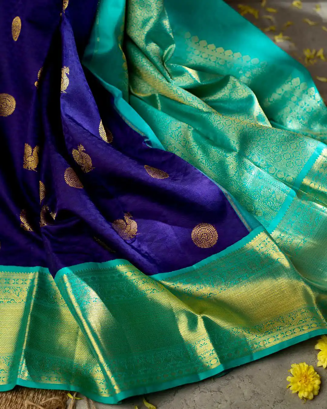 KPR 083 Blue Soft Lichi Silk Saree with Lace Work & Lace Border. Introductory Price ₹1649. Delivery 4-6 Working Days. Shop now. | Designer Sarees, Modern Digital sarees, Sarees, Bollywood Sarees, Creative Sarees, Embroidered Sarees, Ethnic Saree, Party Wear Sarees