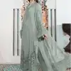 Designer Pakistani Style Grey Color Salwar Suit