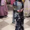 Beautiful Black Color Faux Georgette With Digital Print Sharara Suit