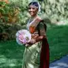 Fantastic Olive Green Color Lichi Silk Jacquard Work Saree