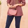 Perfect Peach Color Heavy Rayon Embroidery Work Kurti