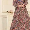 Special Look Blue Color Heavy Rayon Print with Foil Work  Kurti