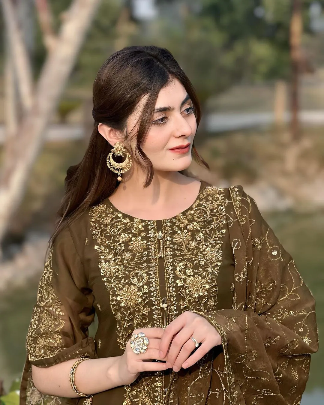 Cute Grey Color Faux Georgette Embroidery Sequence Work Salwar Suit - Image 2