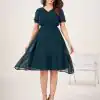 Aesthetically Pleasing Royal Blue Color Heavy Georgette Butti Kurti
