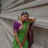 Dazzling Parrot Green Color Soft Lichi Silk Cloth Rich Pallu Saree