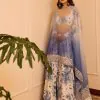 Dazzling White Color Georgette Digital Printed Lehenga Choli