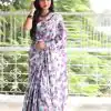 Exquisite Light Blue Color Devsena Soft Silk Saree Digital Saree