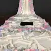 Fancy Cream Color Devsena Soft Silk Saree Digital Print Saree