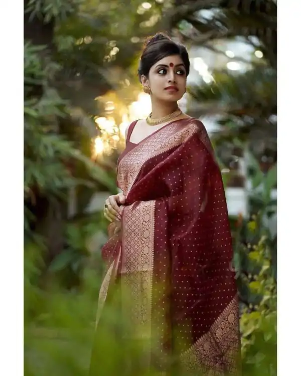 KP 4012 Maroon Color Soft Lichi Silk Cloth Beautiful Rich Pallu Saree Casual, Party Wear, Wedding, Events Etc.   Expected Delivery 4-6 Working Days @ 1349 | Designer Sarees, Sarees, Bollywood Sarees, Creative Sarees, Embroidered Sarees, Ethnic Saree, Modern Digital sarees, Party Wear Sarees