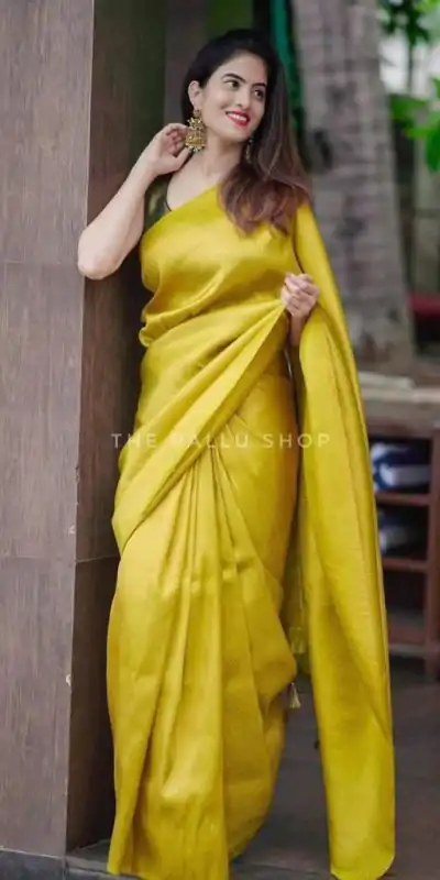 KP 4099 Yellow Color Soft Lichi Silk Cloth Rich Pallu All Over Saree Events Casual, Wedding, Festive, Events Etc. Expected Delivery  4-6 Working Days @1349/- | Designer Sarees, Sarees, Bollywood Sarees, Creative Sarees, Embroidered Sarees, Ethnic Saree, Modern Digital sarees, Party Wear Sarees