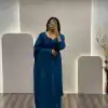 Beautiful Blue Color Maslin Thread Embroidery Salwar Suit