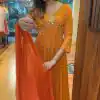 Mystical Yellow Color Foix Georgette Digital Printed Salwar Suit