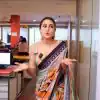 Resplendent Malty Color Satin Silk Blouse Digital Printed Saree